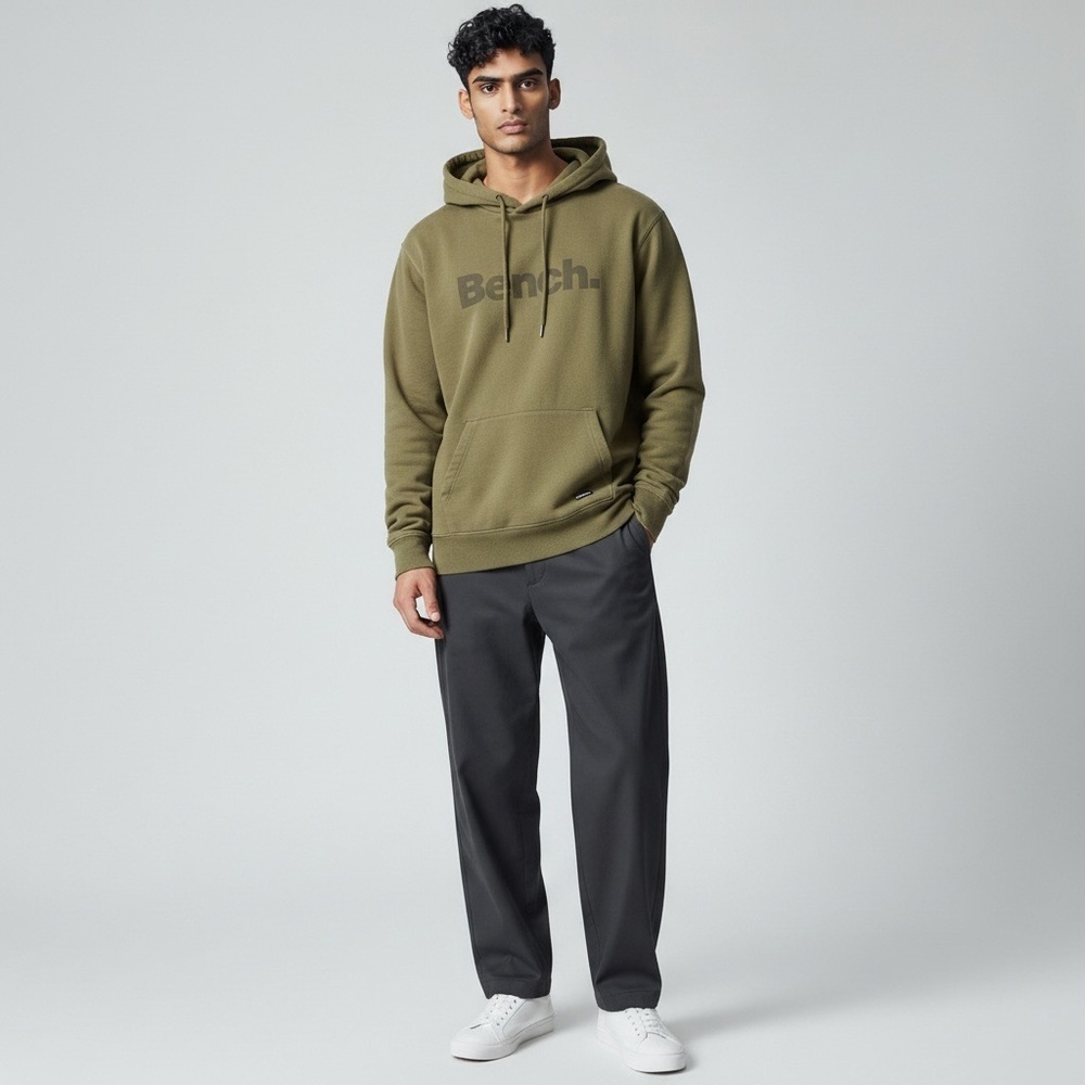Bench - Cargo Green Logo Hoodie - Size XL
